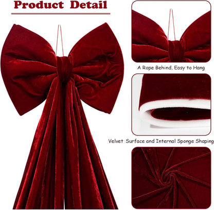 Arvora Velvet Christmas Bow™
